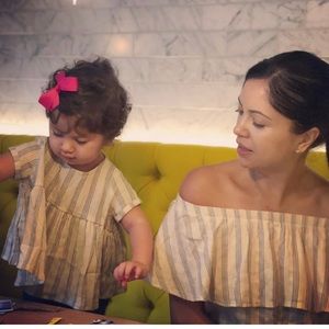 Rylee + Cru Mom and me matching blouses M, 18m